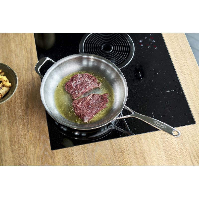 Demeyere Atlantis Proline Stainless Steel Fry Pan with Helper